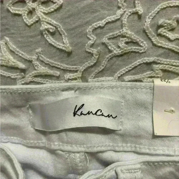 KanCan High Rise  White Stretch Skinny Jeans NWT Size 0. - Picture 4 of 15